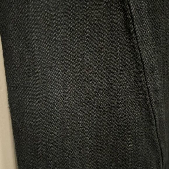 J Brand Black Flare‎ Asymmetrical Seam Cotton Jeans Pants Size 25 - Picture 8 of 11